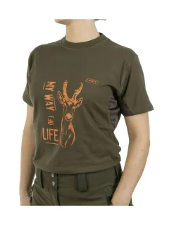 Hart Branded Roe Deer T-Shirt Damen